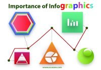 image shows some infographic elements and shapes.